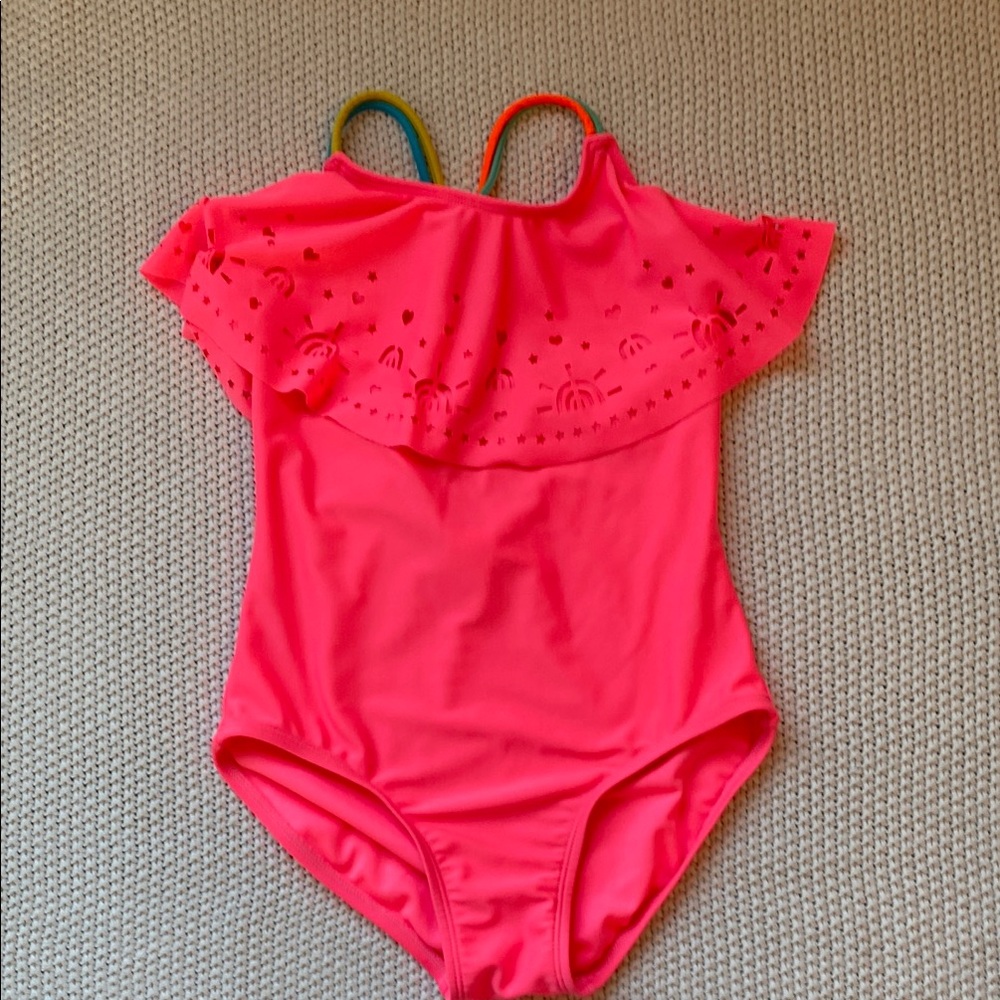 Cat & Jack Kids Swim One Piece - Pink
